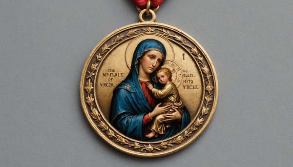 Médaille de la vierge : un symbole d'amour et de protection